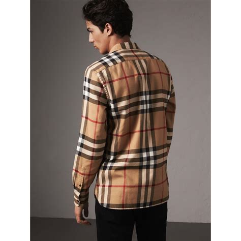 burberry shirts uk sale|Burberry flannel shirt oversized.